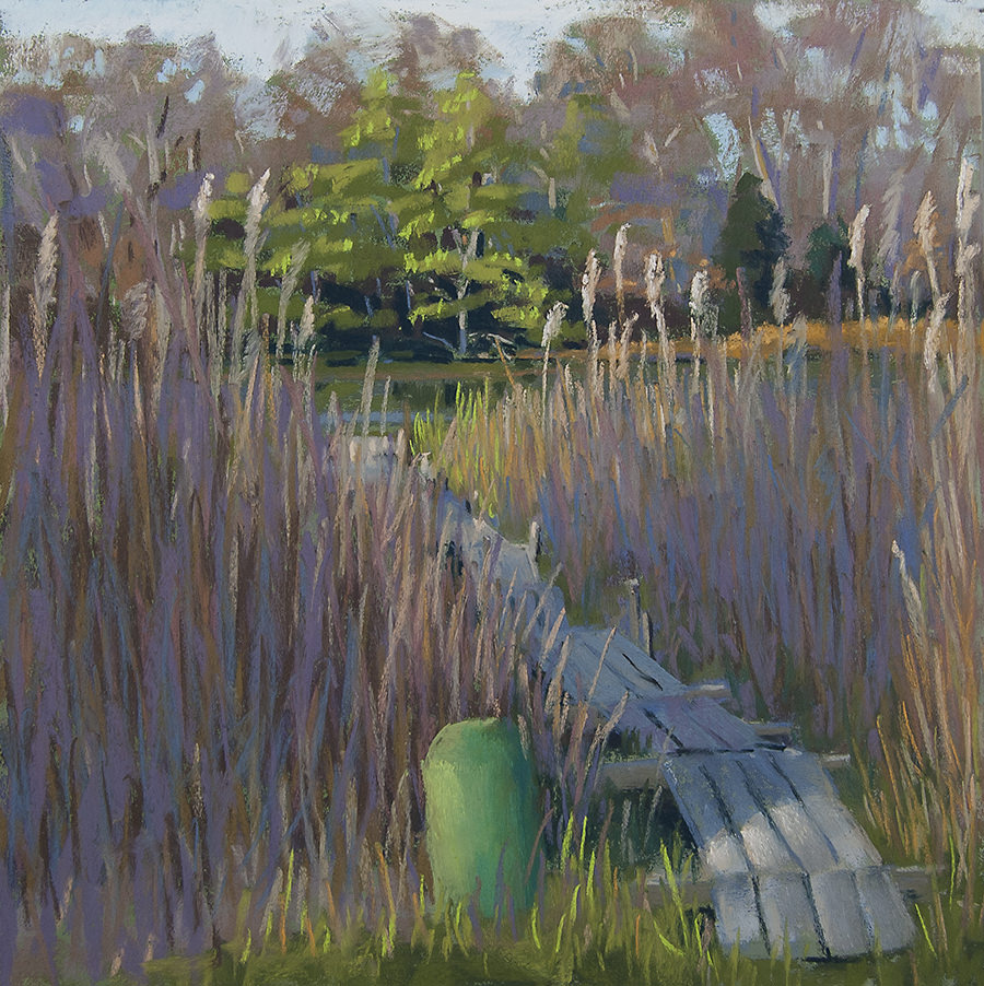 Pier Through the Reeds